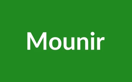 Mounir Name Meaning in English