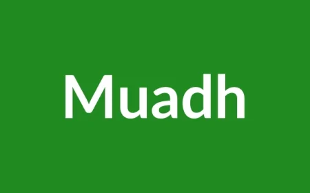 Muadh Name Meaning in English
