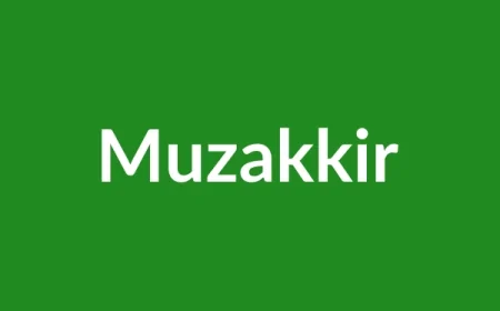 Muzakkir Name Meaning in English