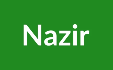 Nazir Name Meaning in English
