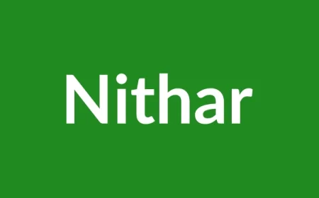 Nithar Name Meaning in English