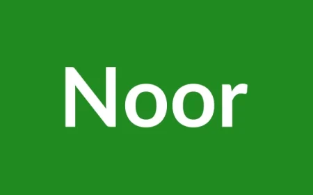 Noor Name Meaning in English