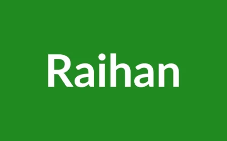 Raihan Name Meaning in English