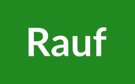 Rauf Name Meaning in English