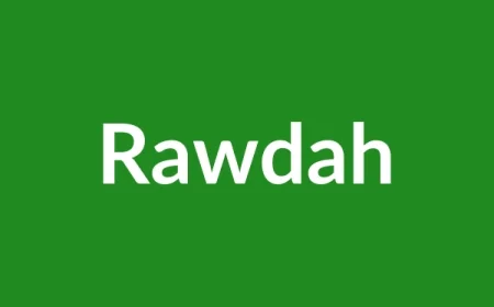 Rawdah Name Meaning in English