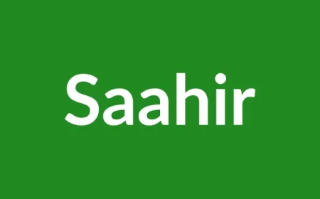 Saahir Name Meaning in English