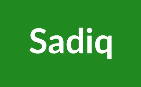 Sadiq Name Meaning in English