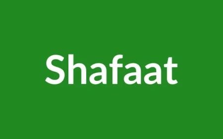 Shafaat Name Meaning in English