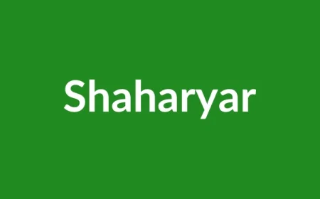 Shaharyar Name Meaning in English