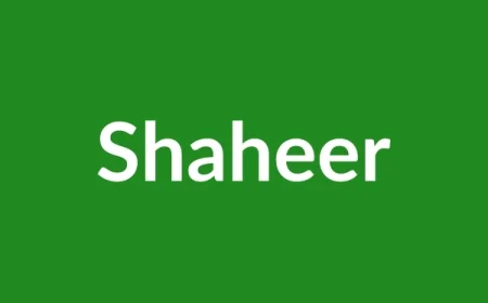 Shaheer Name Meaning in English