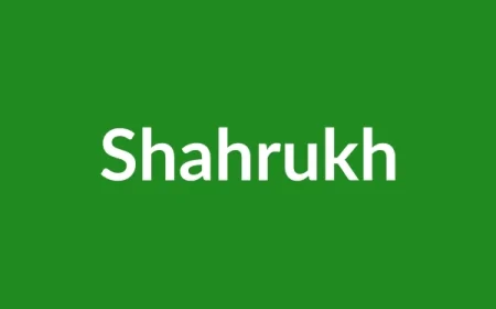 Shahrukh Name Meaning in English