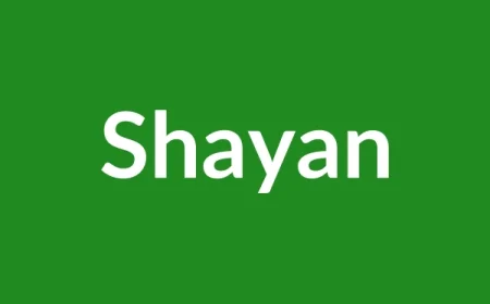 Shayan Name Meaning in English