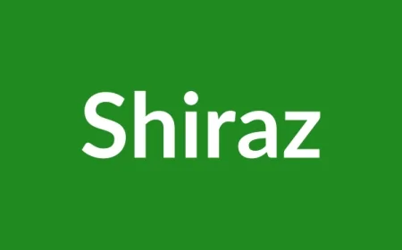 Shiraz Name Meaning in English