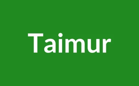 Taimur Name Meaning in English