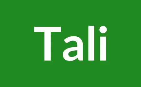 Tali Name Meaning in English