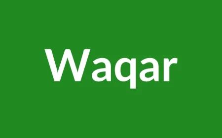 Waqar Name Meaning in English
