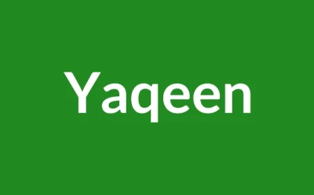 Yaqeen Name Meaning in English