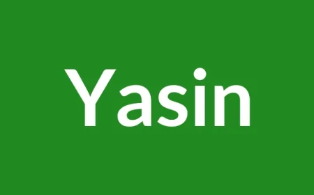 Yasin Name Meaning in English