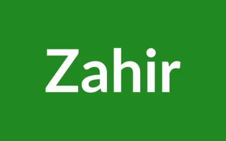 Zahir Name Meaning in English