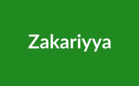 Zakariyya Name Meaning in English