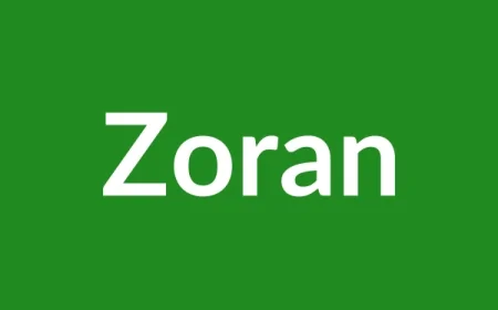 Zoran Name Meaning in English
