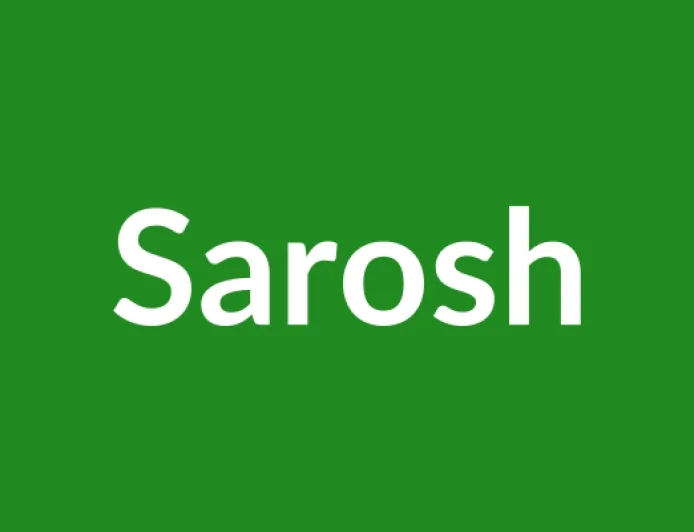 Sarosh Name Meaning in English