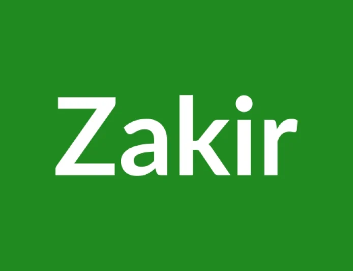 Zakir Name Meaning in English