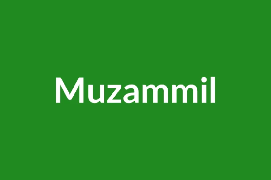 Muzammil Name Meaning in English