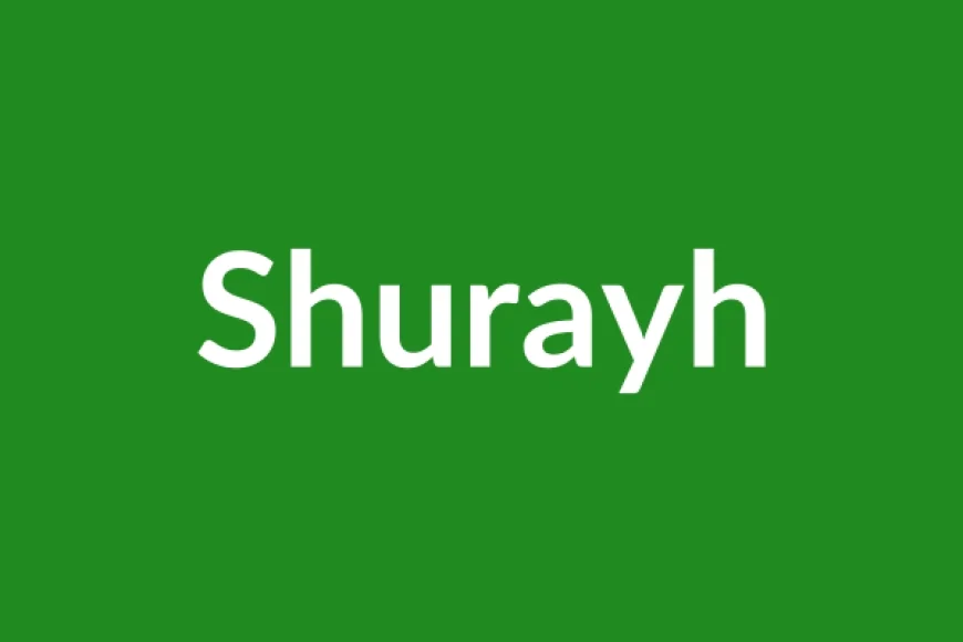 Shurayh Name Meaning in English