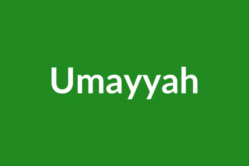Umayyah Name Meaning in English