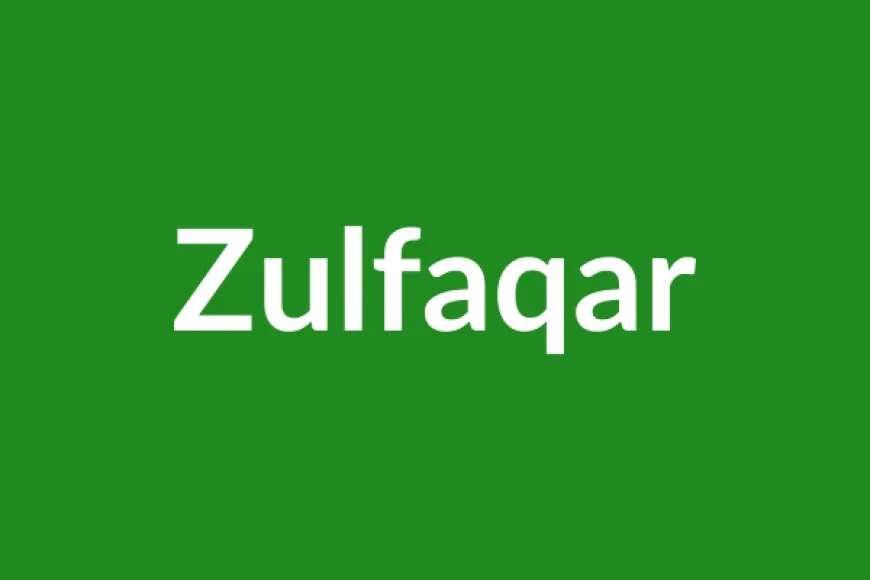 Zulfaqar Name Meaning in English