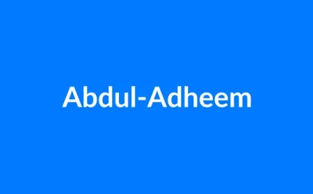 अब्दुल-अधीम नाम का मतलब | Abdul-Adheem Name Meaning in Hindi