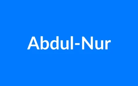 अब्दुल-नूर नाम का मतलब | Abdul-Nur Name Meaning in Hindi