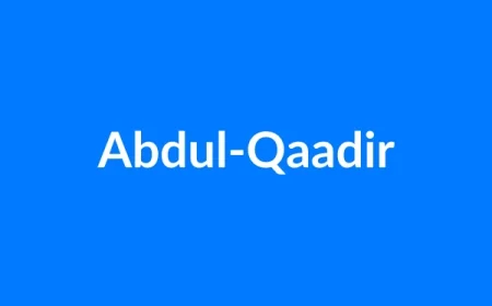 अब्दुल-कादिर नाम का मतलब | Abdul-Qaadir Name Meaning in Hindi