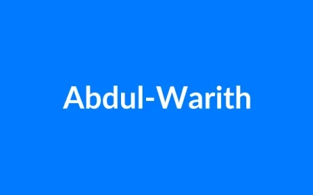 अब्दुल-वारिस नाम का मतलब | Abdul-Warith Name Meaning in Hindi
