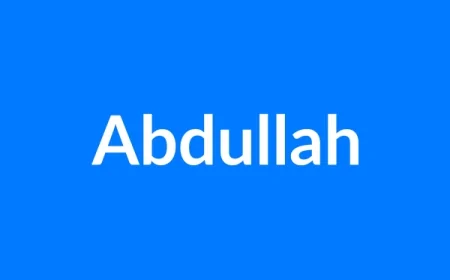 अब्दुल्लाह नाम का मतलब | Abdullah Name Meaning in Hindi