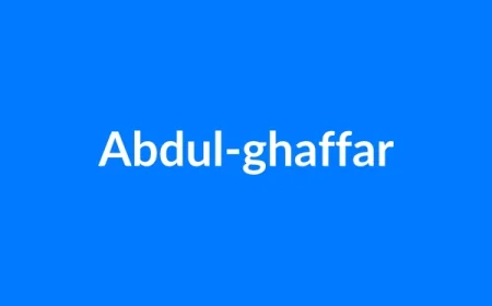 Abdul-Ghaffar नाम का मतलब | Abdul-ghaffar Name Meaning in Hindi