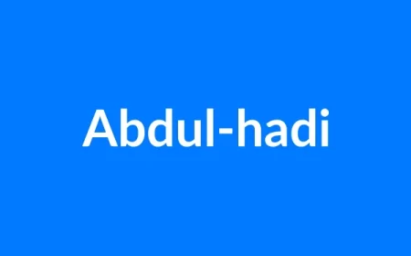 Abdul-Hadi नाम का मतलब | Abdul-hadi Name Meaning in Hindi
