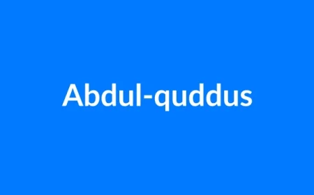 Abdul-Quddus नाम का मतलब | Abdul-quddus Name Meaning in Hindi