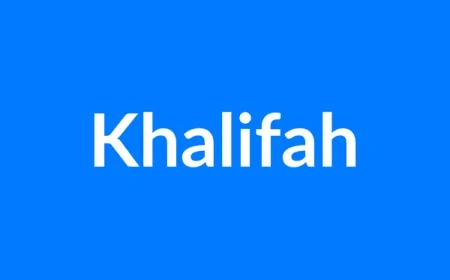 Khalifah नाम का मतलब | Khalifah Name Meaning in Hindi