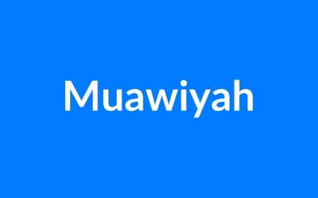 Muawiyah नाम का मतलब | Muawiyah Name Meaning in Hindi