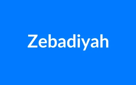 Zebadiyah नाम का मतलब | Zebadiyah Name Meaning in Hindi