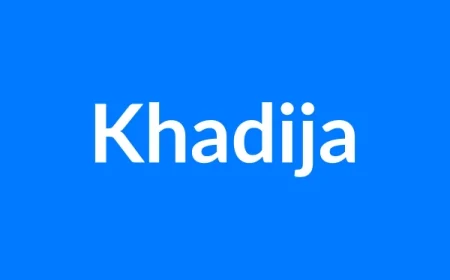 Khadija नाम का मतलब | Khadija Name Meaning in Hindi