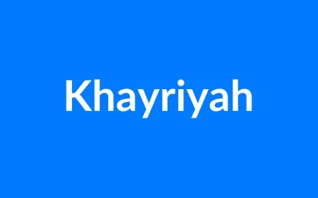 Khayriyah नाम का मतलब | Khayriyah Name Meaning in Hindi