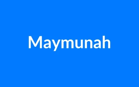 Maymunah नाम का मतलब | Maymunah Name Meaning in Hindi