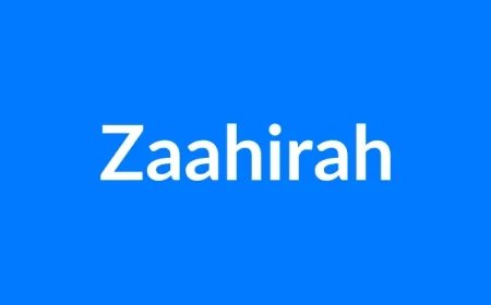 Zaahirah नाम का मतलब | Zaahirah Name Meaning in Hindi