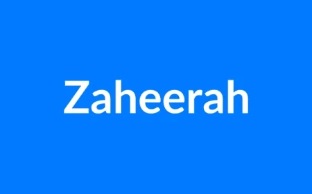 Zaheerah नाम का मतलब | Zaheerah Name Meaning in Hindi