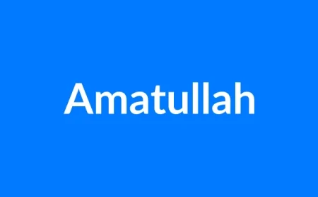 Amatullah Name Meaning | Islamic Girl Name