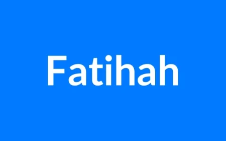 Fatihah Name Meaning | Islamic Girl Name