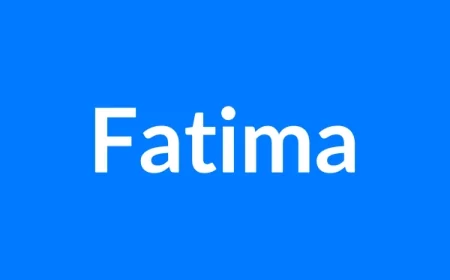 Fatima Name Meaning | Islamic Girl Name